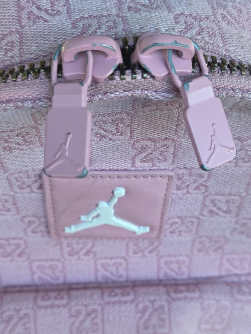 Jordan Pink Textured Jumpman Backpack
